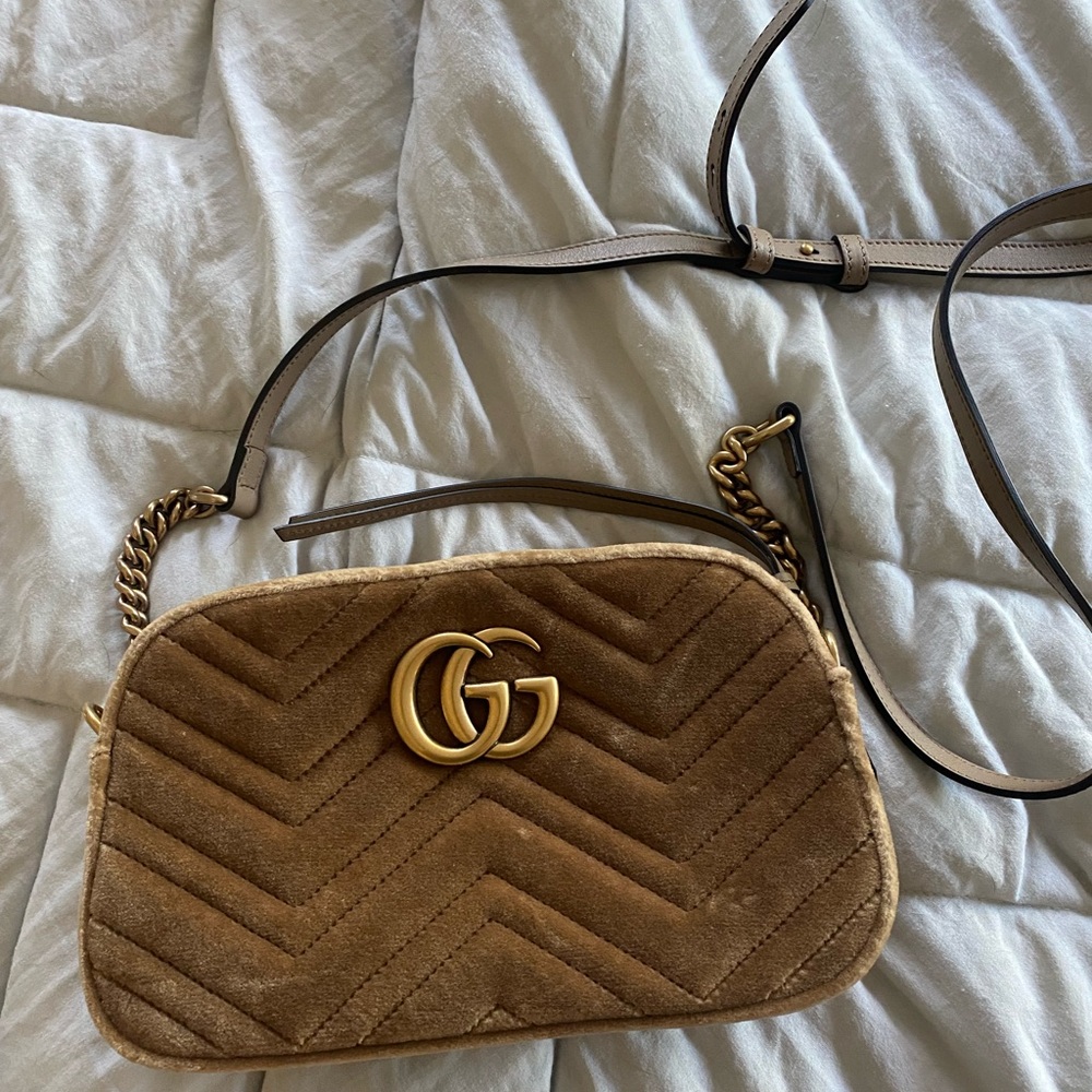 Gucci Velvet Matelasse Bag